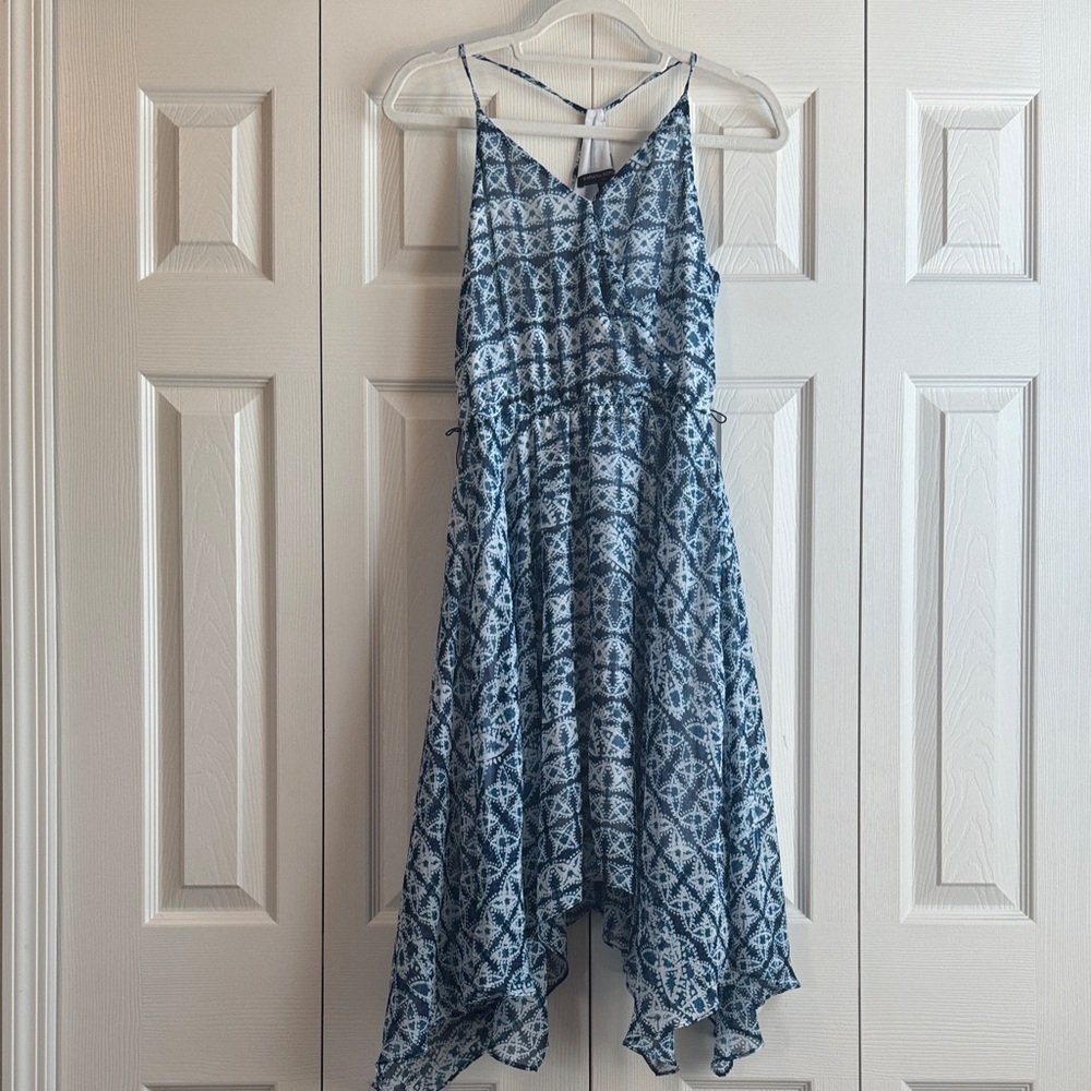 Banana Republic Blue and White Dress
